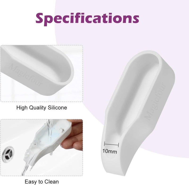 Magicfour Silicone Paint Brush Rest Holder for Watercolor Oil Acrylic Painting Brush, 3 Pcs Artist Brush Holder Caddy Organizer Solution for Painting Accessories- Space Saving Design - Image 5